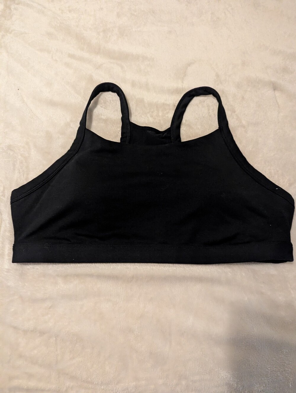 Fabletics Black High-Neck Sports Bra